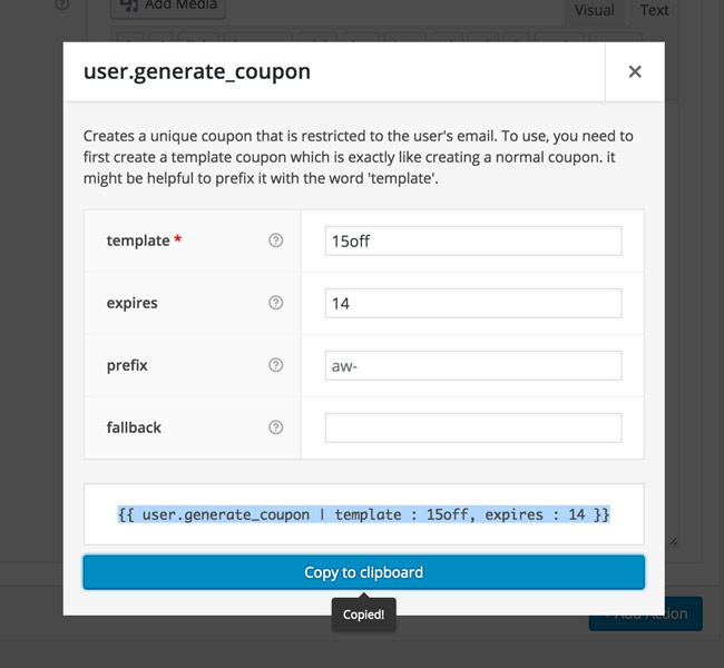 New workflow variables modal window